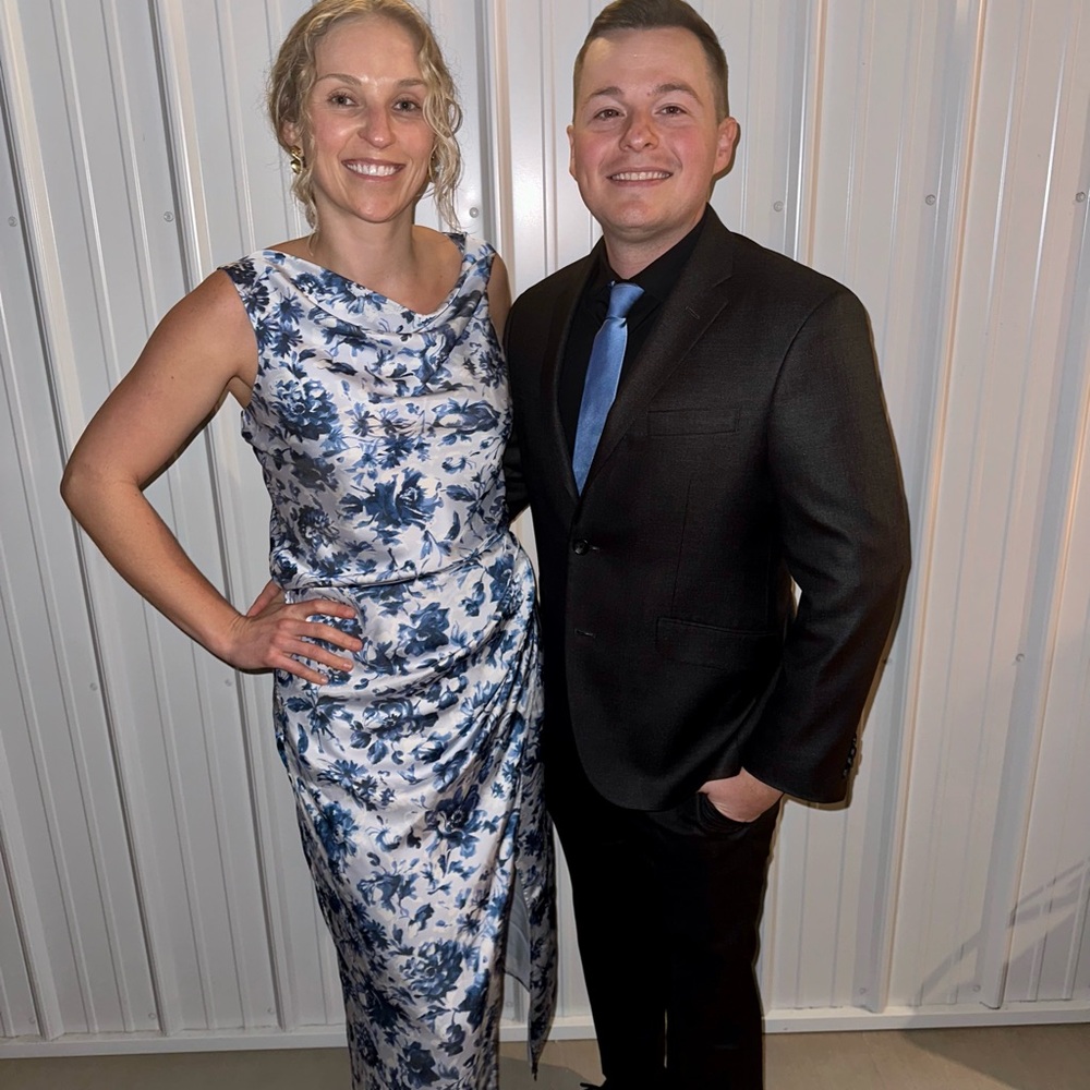 Abercrombie Satin Two-Piece Set, Size Medium